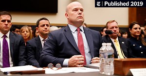 Matthew Whitaker Hearing Updates: He Declines to Defend the Russia Inquiry