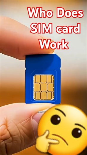 How does a SIM card work? explain By Hacker Friend #working #explained #ytshorts