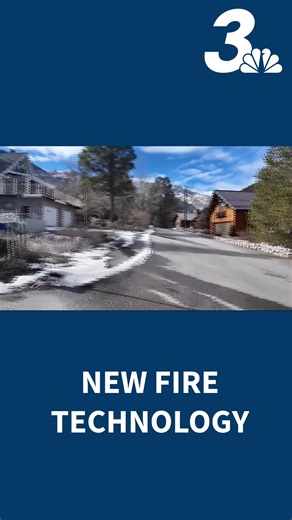 News 3 Las Vegas on Instagram: "Clark County's recent adoption of a new building code is transforming the way developers construct homes and commercial properties across the valley. A newly built home on Tyrol Way in Mt. Charleston exemplifies these changes, featuring a 500-gallon emergency water tank and advanced technology, including special lighting and an Alexa-controlled system."