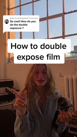 Replying to @whitneyjdeck heres how to double expose your film #35mmfilm #filmloading #multipleexposure #doubleexposure #filmtips #shootingfilm #howtoshootfilm