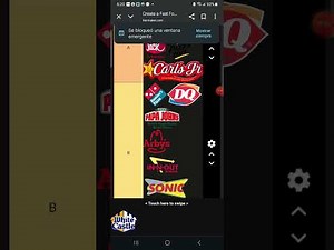 Fast food tier list and Ice cream flavors tier list