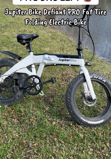 Jupiter Bike Defiant PRO Fat Tire Folding Electric Bike… get yours today!!! I love mine!! Disclaimer: Final price / shipping / coupons / discounts may differ based on your TikTok account, available coupons, and current promotions. Always refer to product listing for up-to-date offers. #Tiktokshopcreatorpicks #fattire #jupiterbike #foldable #electricbike