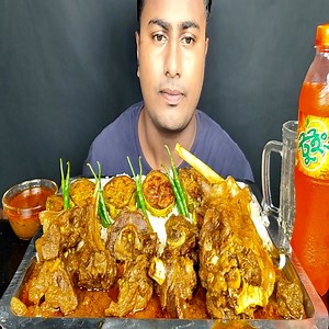 Eating Spicy Mutton Rogan Josh With Rice || Eating Show #viral #foryou #trading #mukbang #tranding #eatingvideo #bigbites | EatsZone