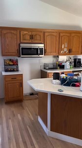 Another orange cabinet color bites the dust 🎶 How gorgeous is this update? I’m in love! Client chose Dorian Grey by SW & it looked perfect with all the other updates they have already completed!! If you’re looking for a cabinet update reach out to me! I’d love to work with you! Amy @ 815-994-2536 #walldecor #shelving #midcenturymodern #farmhouse #farmhousedecor #modernfarmhouse #modernfarmhousedecor #loveyourhome #bohostyle #boho #bohodecor #magnolia #plants #decor decor #shopsmall #shopsmallbu