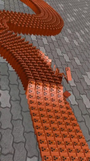 Giant iPhones create the Most Epic Domino Effect 😱💥