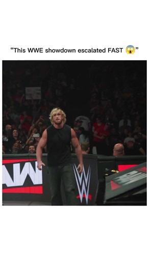 🔥 Logan Paul vs Ricochet FULL WWE Showdown 😱 Insane Ring Moment #Shorts