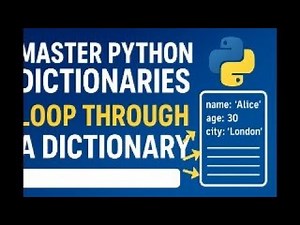 Master Python Dictionaries FAST — Loop Through Keys, Values & Pairs Like a Pro!