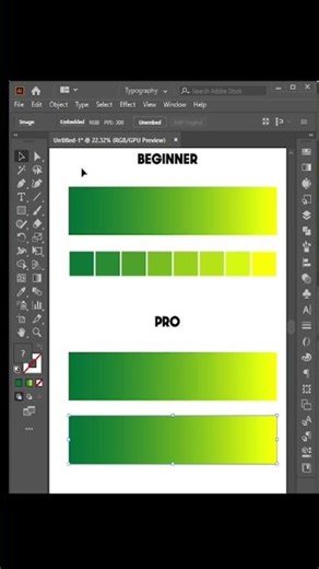 Difference between beginner and pro graphic designer #adobeillustrator #graphicdesign