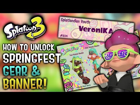 How to Get Springfest Splatfest Gear & Banner in Splatoon 3