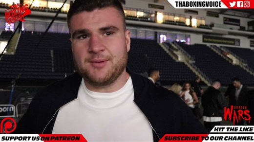 🚨 Romford Bull Johnny Fisher 3-0-0 3KO’s immediate reaction to Lara 🆚 Warrington 2 🥊