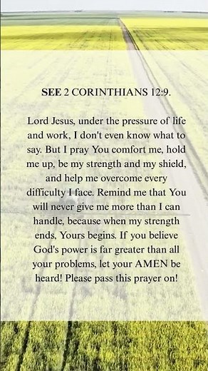 💛 When Your Strength Ends, God’s Begins — 2 Corinthians 12:9