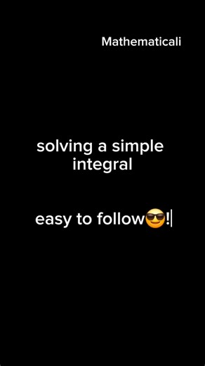 Integrals are simple here is how!🤯#maths #calculus .