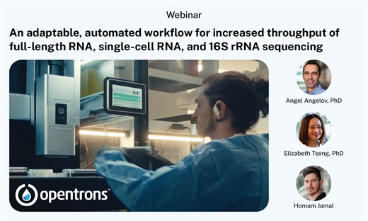An adaptable, automated workflow for increased throughput of full-length RNA, single-cell RNA, and 16S rRNA sequencing