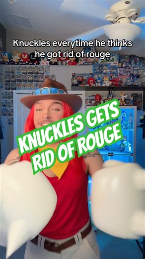Super last minute knuckles cosplay💚 #cosplayer #sonic #cosplay #knucklestheechidna