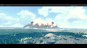 Simulación de erupción volcán Yellowstone