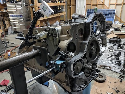 5.9 Cummins 12 valve Rebuild part 4 - P Pump Timing and 4k Governor Springs