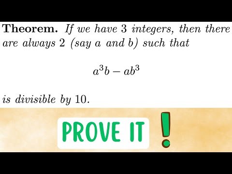 Cool Number Theory Divisibility Puzzle with INGENIOUS Solution!