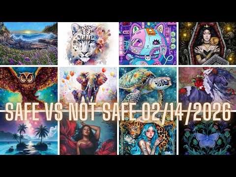 Safe or Not Safe - Diamond Art Club New Releases - February 7, 2026