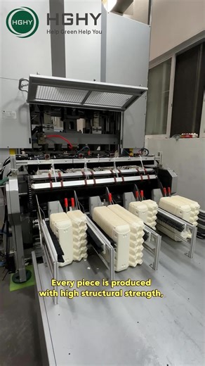 Dear Entrepreneurs and Purchasing Managers: Today, we are honored to introduce to you a star piece of equipment tailored for high-efficiency packaging production – the High-Energy Double Rotary Egg Carton Forming Machine. With its superior performance and stable operation, this machine has been successfully installed on over 150 production lines worldwide, earning widespread market recognition and trust. #eggtraymachine #eggcartonmakingmachine #pulpmolding #pulpmoldingmachine #eggpackagingmachin