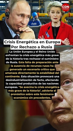Crisis Energética Sacude a Europa #shorts