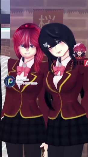 collab bareng hiraa😆 #fypシ #sakuraschoolsimulator