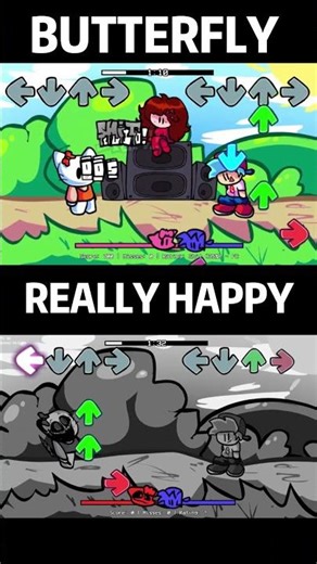 [FNF] BUTTERFLY VS REALLY HAPPY MODE