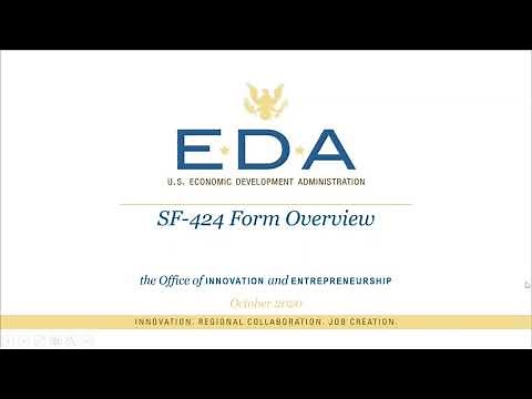 Applicant Tutorials - SF 424 Form Overview