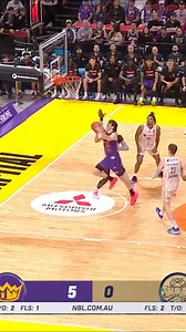 One man fast-break 😉 | NBL