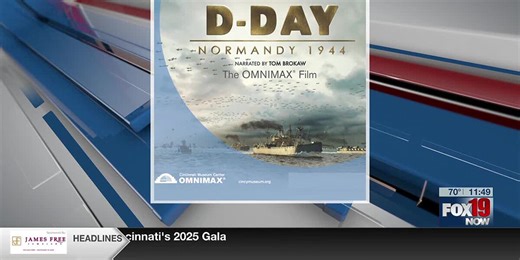 New omnimax film 'D-Day Normandy 1944' at the Cincinnati Museum Center