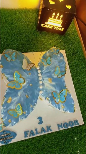 Butterfly cake🩵🩵🩵🦋