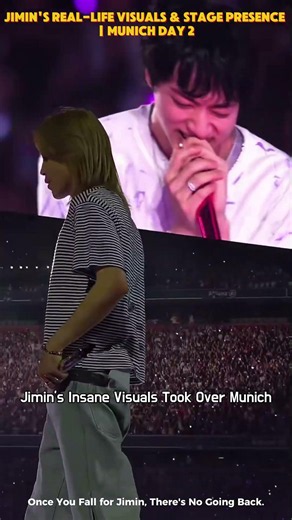 BTS Jimin sending flying kisses to Munich ARMY!