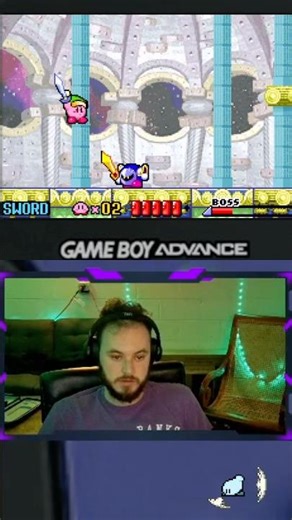 Orange Ocean boss fight! #kirby #nintendo #gba #retroachievements #bossfight