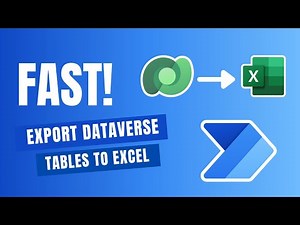 Export Dataverse Tables & Views FAST with Power Automate Cloud Flows
