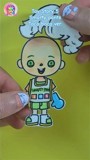 Toy story 5 Smarty pants Tocaboca Drawing #paperdiy