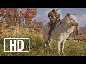 Giant Wolf Mount Gameplay (Assassin's Creed Valhalla)
