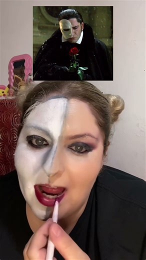 ✨Phantom of the Opera Makeup✨ #phantomoftheopera