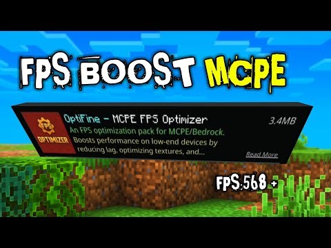 Boost your Fps by using this optifine texture pack ll Mcpe 1.21+