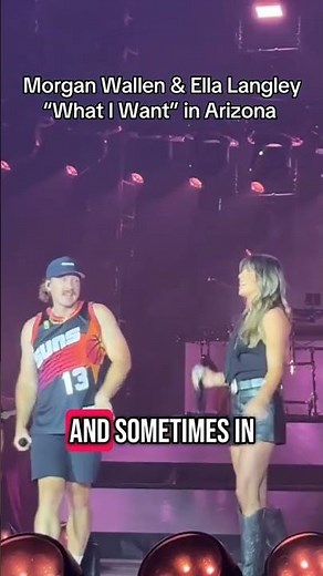 What I Want live by Morgan Wallen & Ella Langley #morganwallen #ellalangley #whatiwant #livemusic