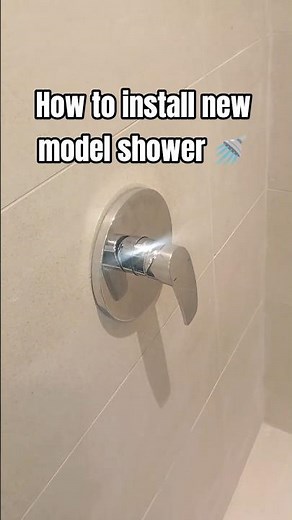 how to install concealed shower after finishing#leakfixofficial