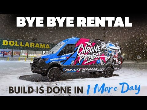 IS IT TRUE? One More Day Of This VAN BUILD MADNESS. Sprinter Build