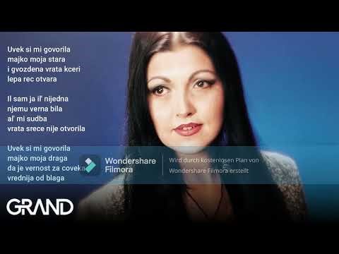 Verica Serifovic - Uvek Si Mi, Govorila Majko (Karaoke)