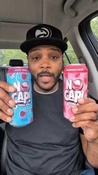 No Cap Bussin berry and Strawberry Dream review! #nocap #drinkreview #shorts #fypviral