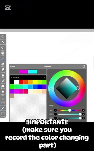 tutorial on how to make a color changing background!