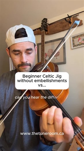 The Tune Room - Celtic Fiddle Learning Online on Instagram: "It’s amazing (even when playing slowly) what a few embellishments can do! #learnfiddle #celticfiddle #fiddlelessons #beginnerfiddle #fiddle"