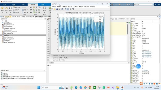 【数字信道】基于matlab海洋通信的新型非平稳6G无人机信道模型（UAV-Ship）【含Matlab源码 13495期】