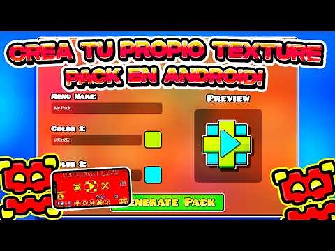 Create your own texture pack automatically for Android 😱 in less than 5 minutes! Geometry Dash 2.2