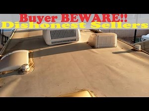 Winnebago Roof Repair Failure...Always Inspect a Roof!!!!