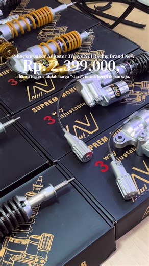 Shockbreaker Adjuster 3Ways NUI Racing - Harga Mulai Rp 2.399.000