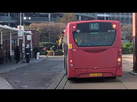 Here is the A10 bus in Heathrow Friday 28 November 2025