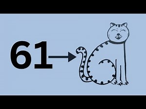 How to Draw Cat from 61||Easy Cute Cat Drawing|| Drawing Animals by Numbers Step by Step for Kids||